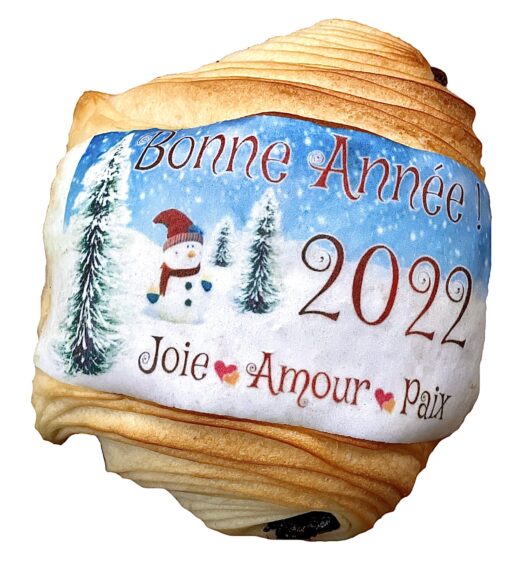 Choco-Bonne Année 2022 bonhomme de neige ⛄️